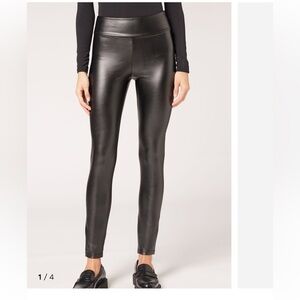 Calzedonia Thermal Leather Effect Leggings